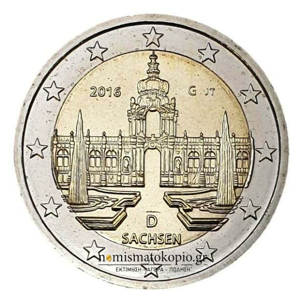 Allemagne - 2 euros 2016 G, non circulé