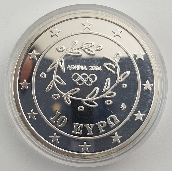 Grèce - 10 Euro 2004, Relais de la flamme olympique - Afrique, Médaille d'argent