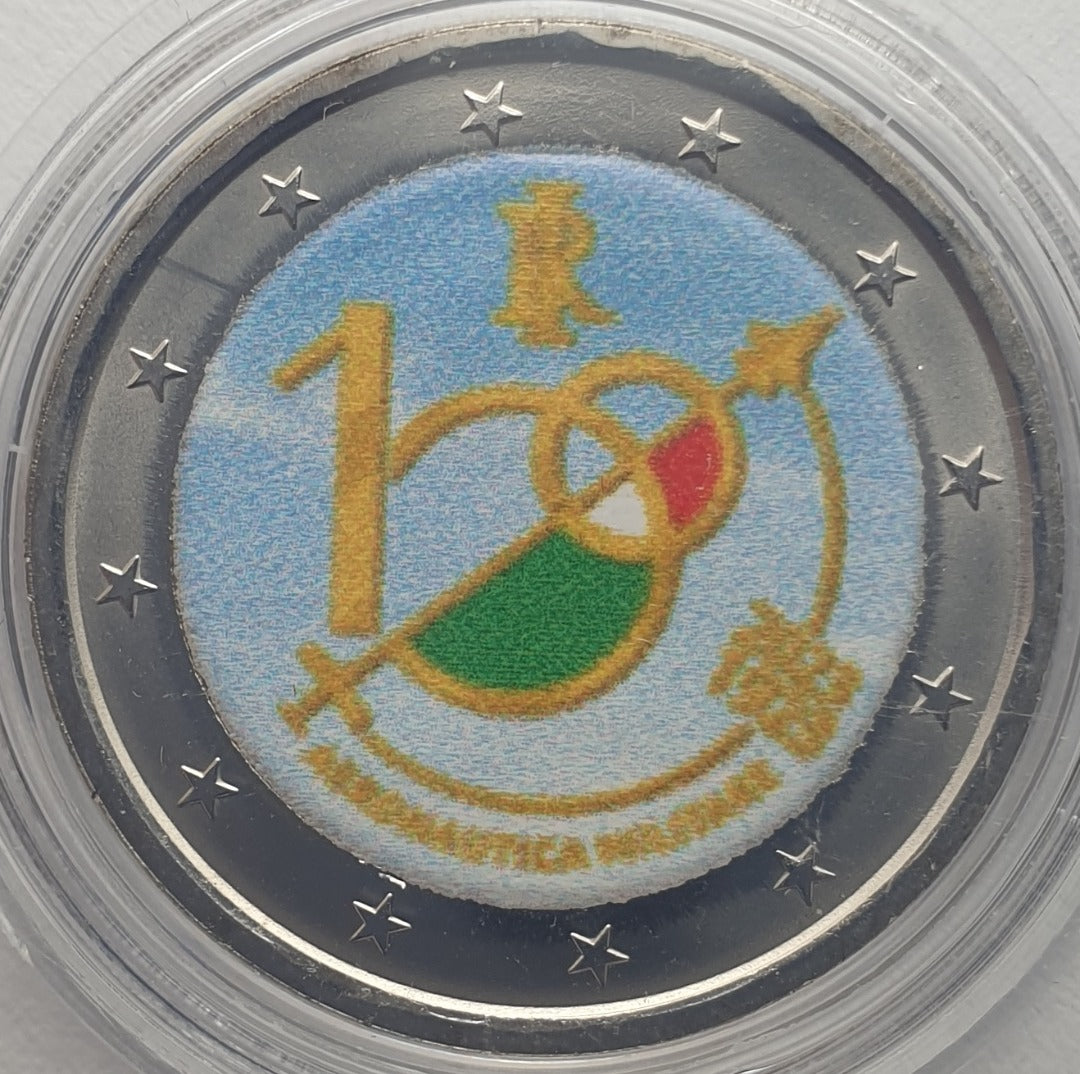 Italie - 2 euros 2023, couleur, non circulée