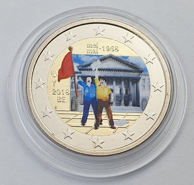 Belgique - 2 euros 2018, couleur, non circulée