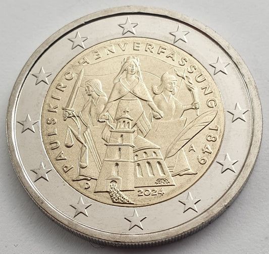 Allemagne - 2 euros 2024 B, (A), non circulé