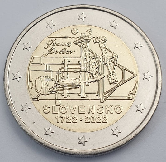 Slovaquie - 2 euros 2022, non circulée