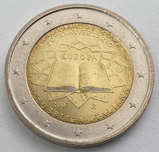 Italie - 2 euros (50 ans du traité de Rome 2007), non circulé