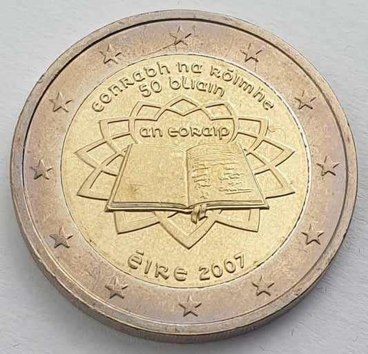 Irlande - 2 euros (50 ans du traité de Rome, 2007), non circulé