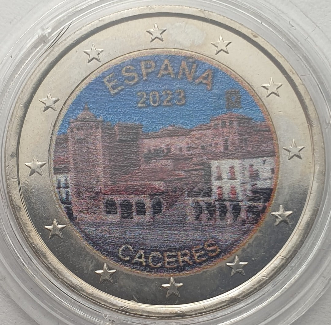 Espagne - 2 euros 2023, couleur, non circulée