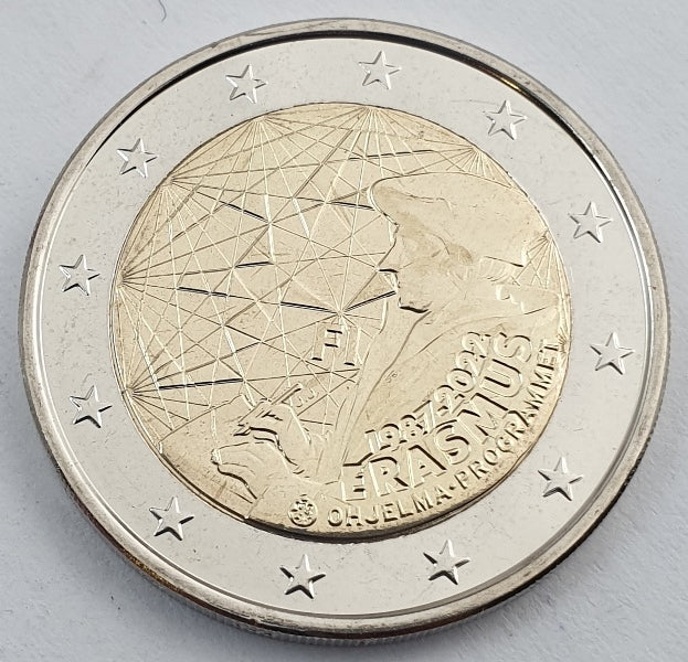 Finlande - 2 euros 2022, 35 ans du programme Erasmus, non circulé