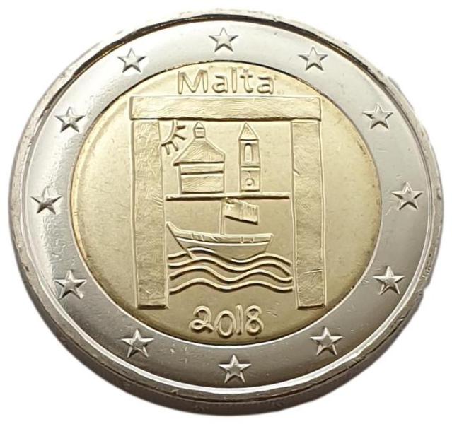Malte - 2 euros 2018 A, non circulée
