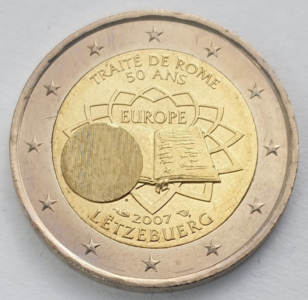 Luxembourg - 2 euros (50 ans du traité de Rome 2007), non circulé