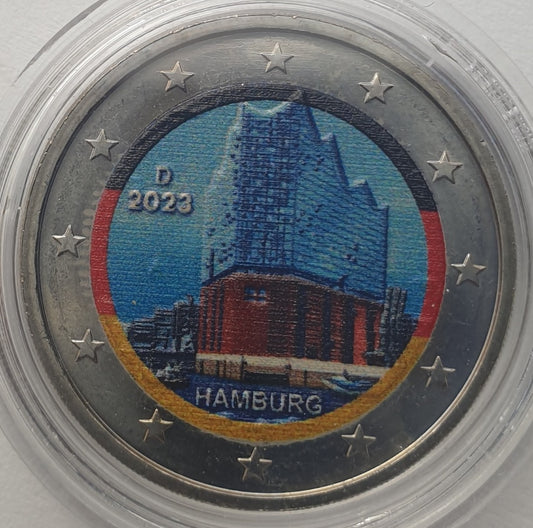 Allemagne - 2 euros 2023 A, (D), couleur, non circulée