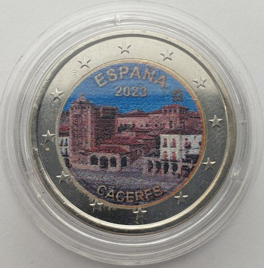 Espagne - 2 Euro 2023, Couleur