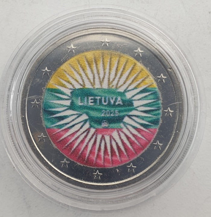 Lituanie - 2 Euro 2025, Couleur