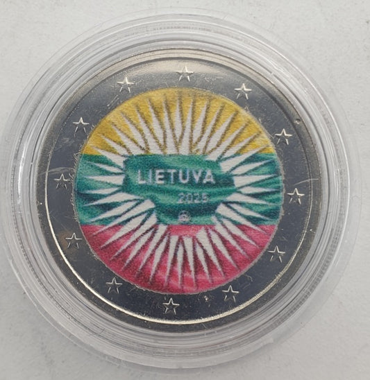 Lituanie - 2 Euro 2025, Couleur