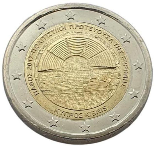Chypre - 2 euros 2017, non circulée