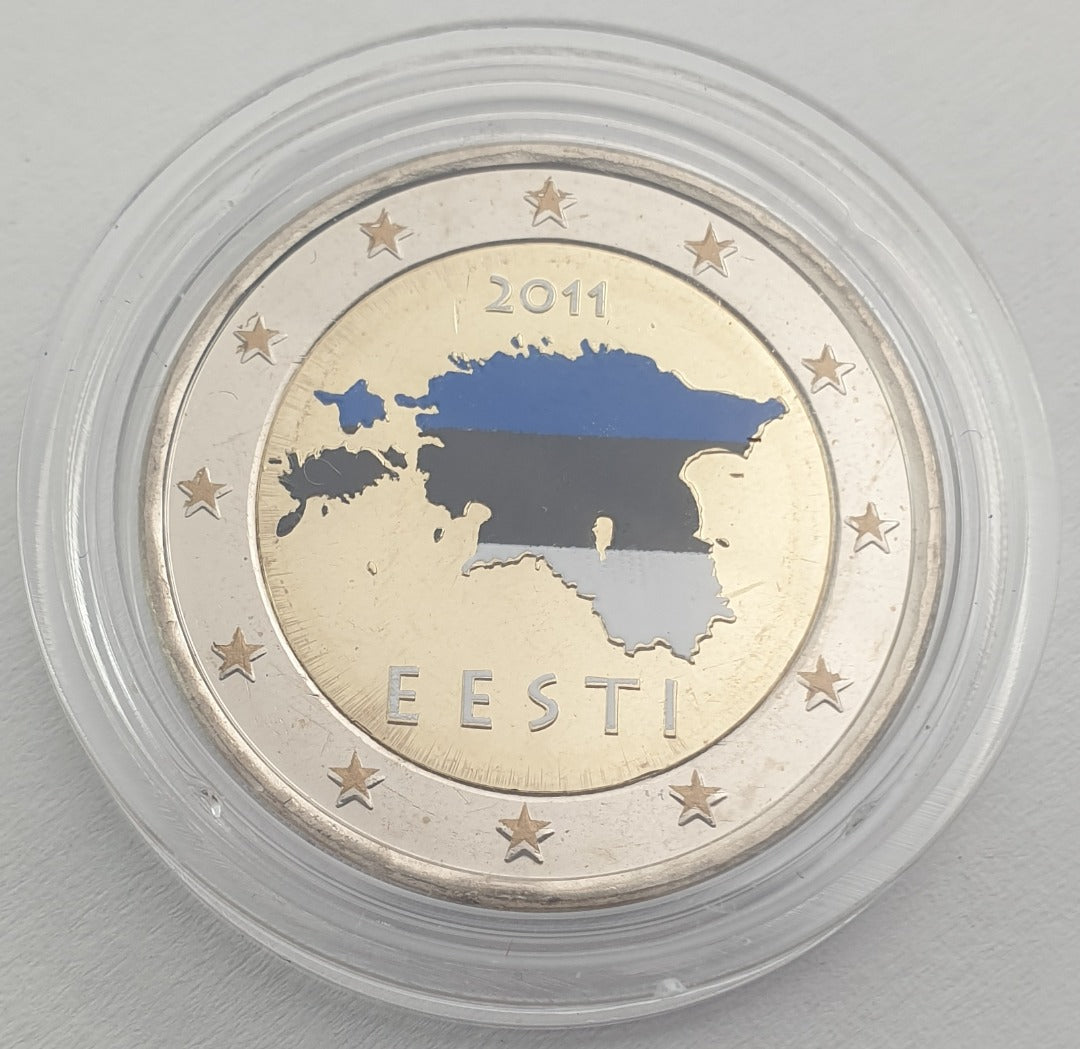 Estonie - 2 Euro 2011, Couleur