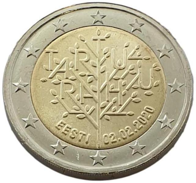 Estonie - 2 euros 2020 B, non circulée