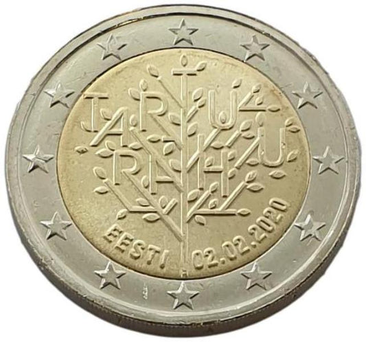 Estonie - 2 euros 2020 B, non circulée