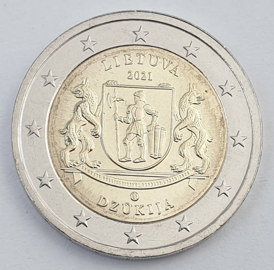Lituanie - 2 euros 2021 B, non circulée