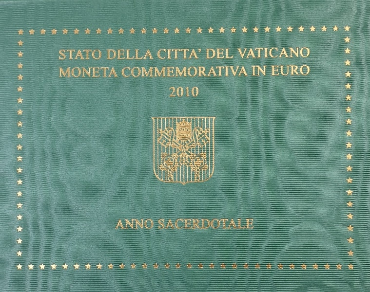 Vatican - 2 euros 2010, Année des prêtres (carte-monnaie)