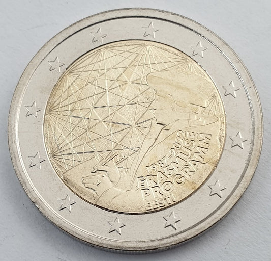 Estonie - 2 euros 2022, 35 ans du programme Erasmus, non circulé