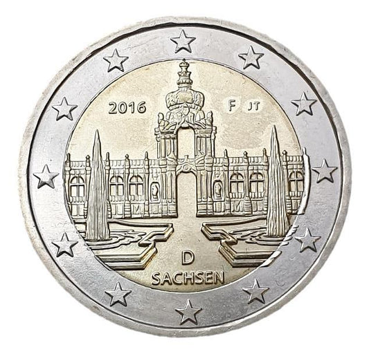 Allemagne - 2 euros 2016 F, non circulé