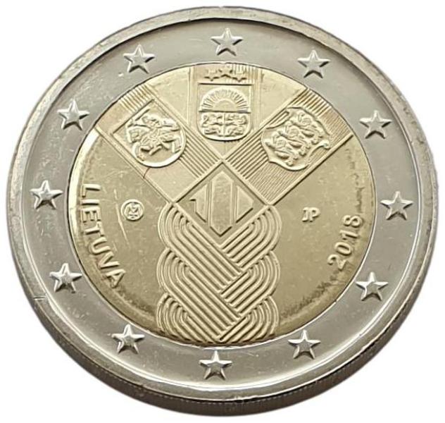 Lituanie - 2 euros 2018 B, non circulée