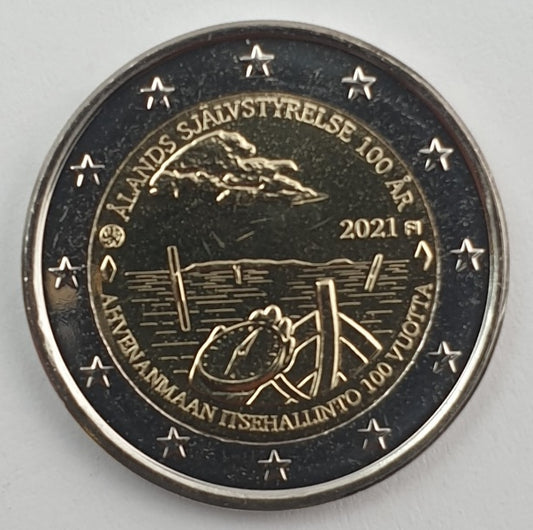 Finlande - 2 euros 2021 B, non circulée