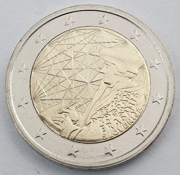 Slovénie - 2 euros 2022, 35 ans du programme Erasmus, non circulé