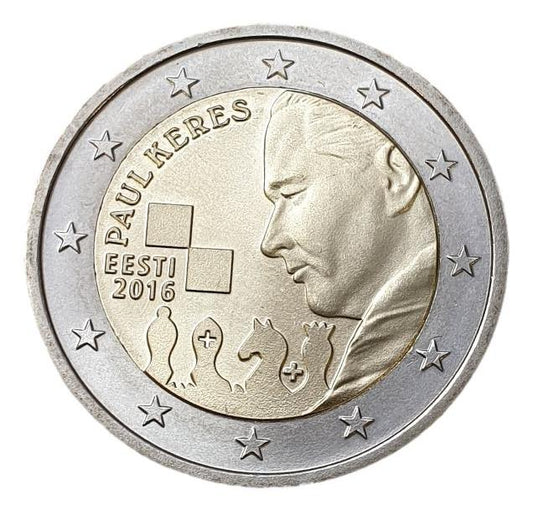 Estonie - 2 euros 2016, non circulée