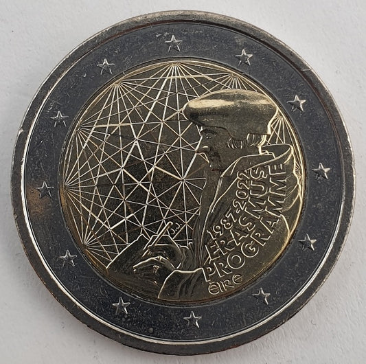 Irlande - 2 euros 2022, 35 ans du programme Erasmus, non circulé