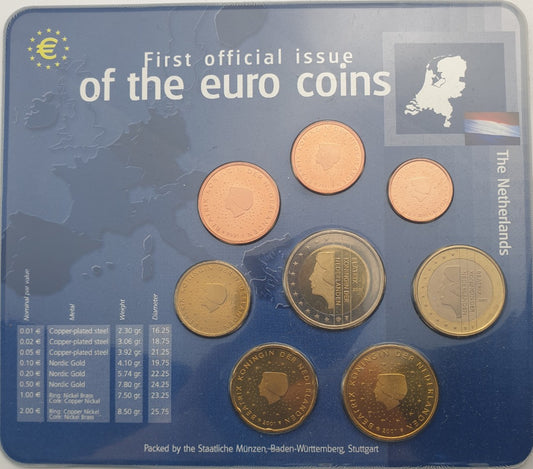 Euro Series - Pays-Bas 2001, Première édition officielle