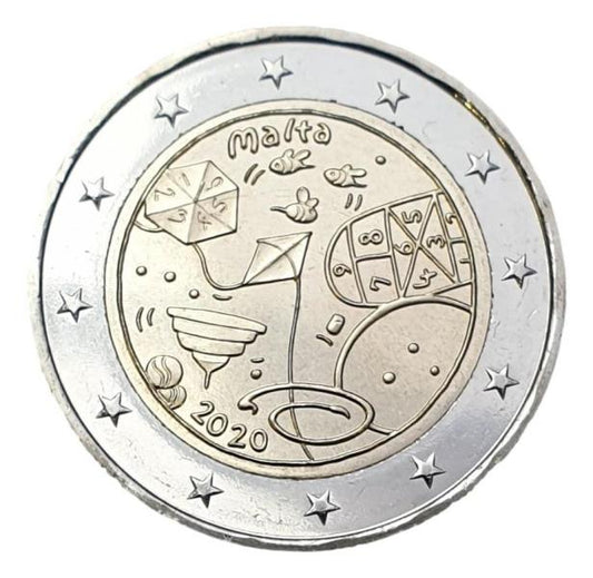 Malte - 2 euros 2020 B, non circulée