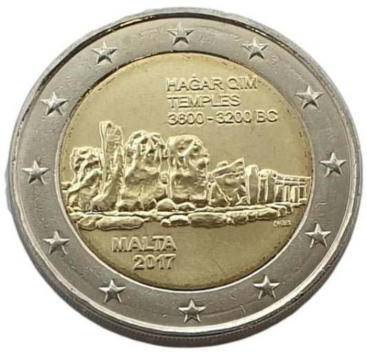 Malte - 2 euros 2017 A, non circulée