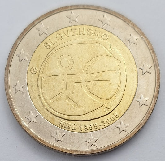 Slovaquie - 2 euros (EMU 2009), non circulé