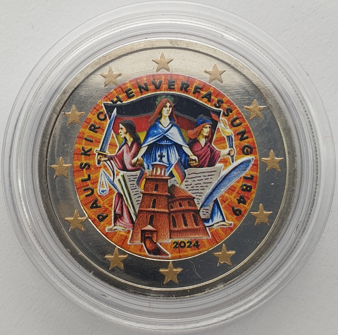 Allemagne - 2 Euro 2024, Couleur