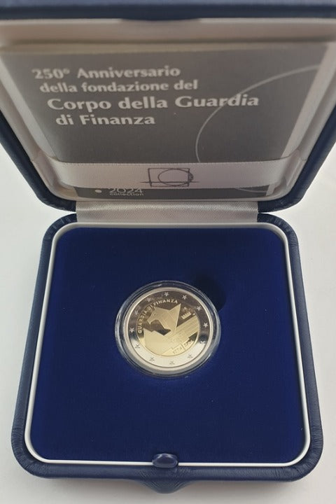 Italie - 2 Euro 2024, Police financière, PREUVE