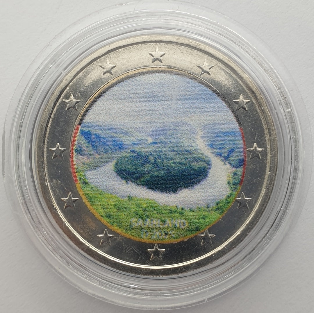 Allemagne - 2 Euro 2025, Sarre, Couleur