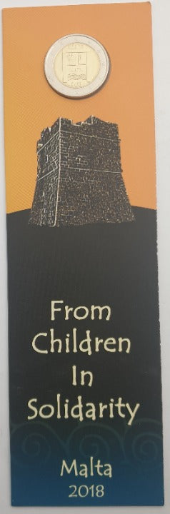 Malte - 2 euros 2018, Patrimoine culturel, Carte de pièces
