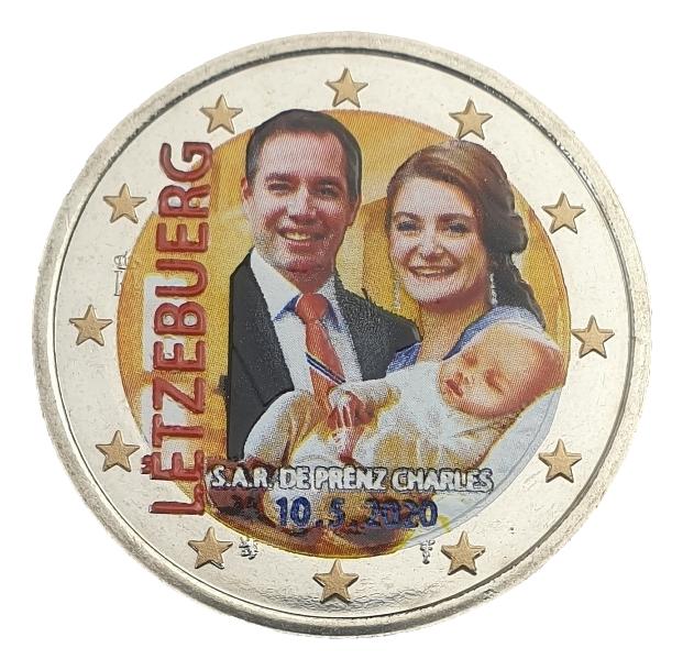 Luxembourg - 2 euros 2020, couleur, non circulée