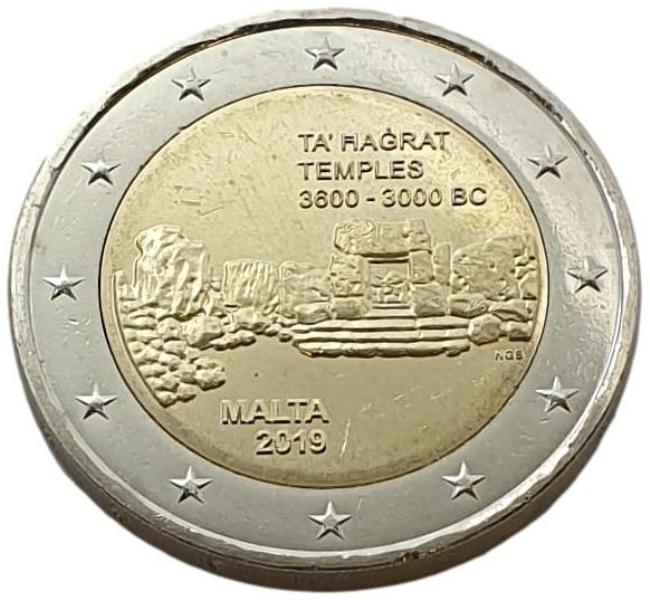 Malte - 2 euros 2019 A, non circulée