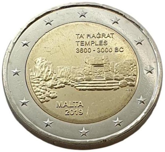 Malte - 2 euros 2019 A, non circulée