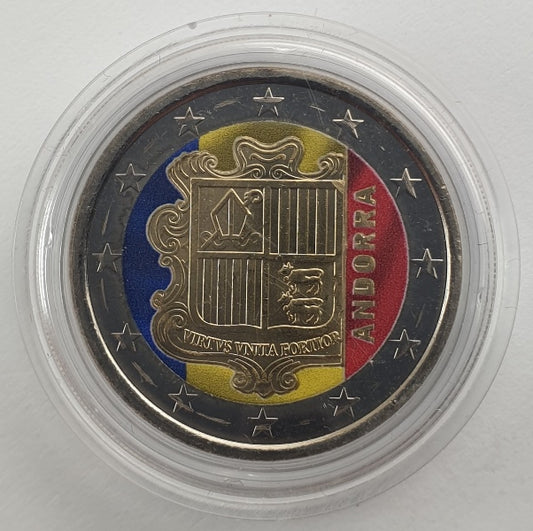 Andorre - 2 euros 2014, couleur, non circulée