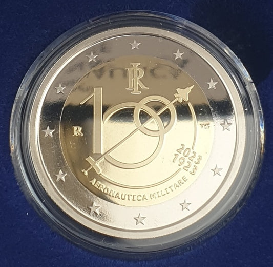 Italie - 2 Euro 2023, Armée de l'Air, PREUVE