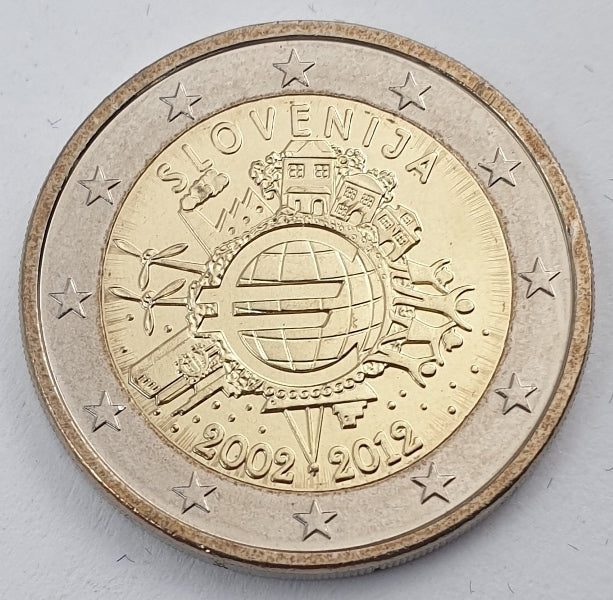 Slovénie - 2 euros (Dix ans de l'euro 2002-2012), non circulé