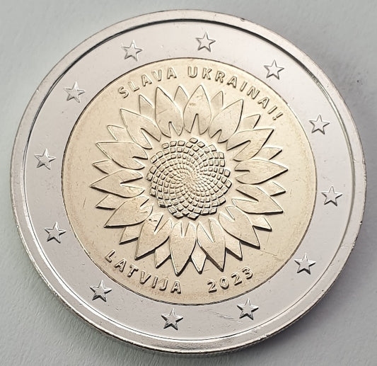 Lettonie - 2 euros 2023, non circulée