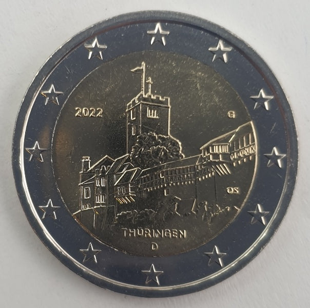 Allemagne - 2 euros 2022 G, non circulée