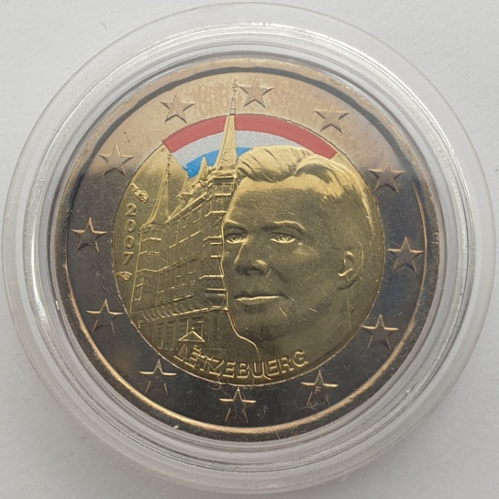 Luxembourg - 2 Euro 2007, Palais Grand-Ducal, Couleur