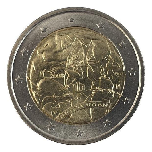 Italie - 2 euros 2008, non circulé