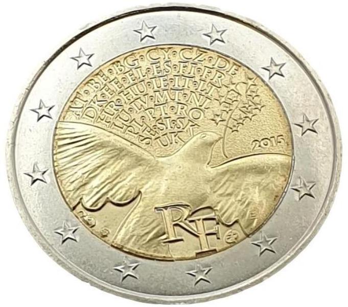 France - 2 euros 2015 A, non circulé