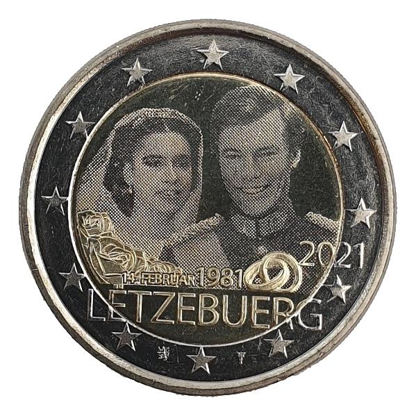 Luxembourg - 2 euros 2021 D, non circulé