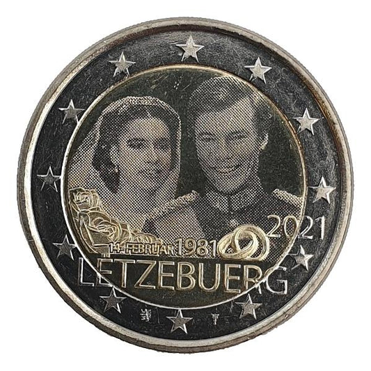 Luxembourg - 2 euros 2021 D, non circulé